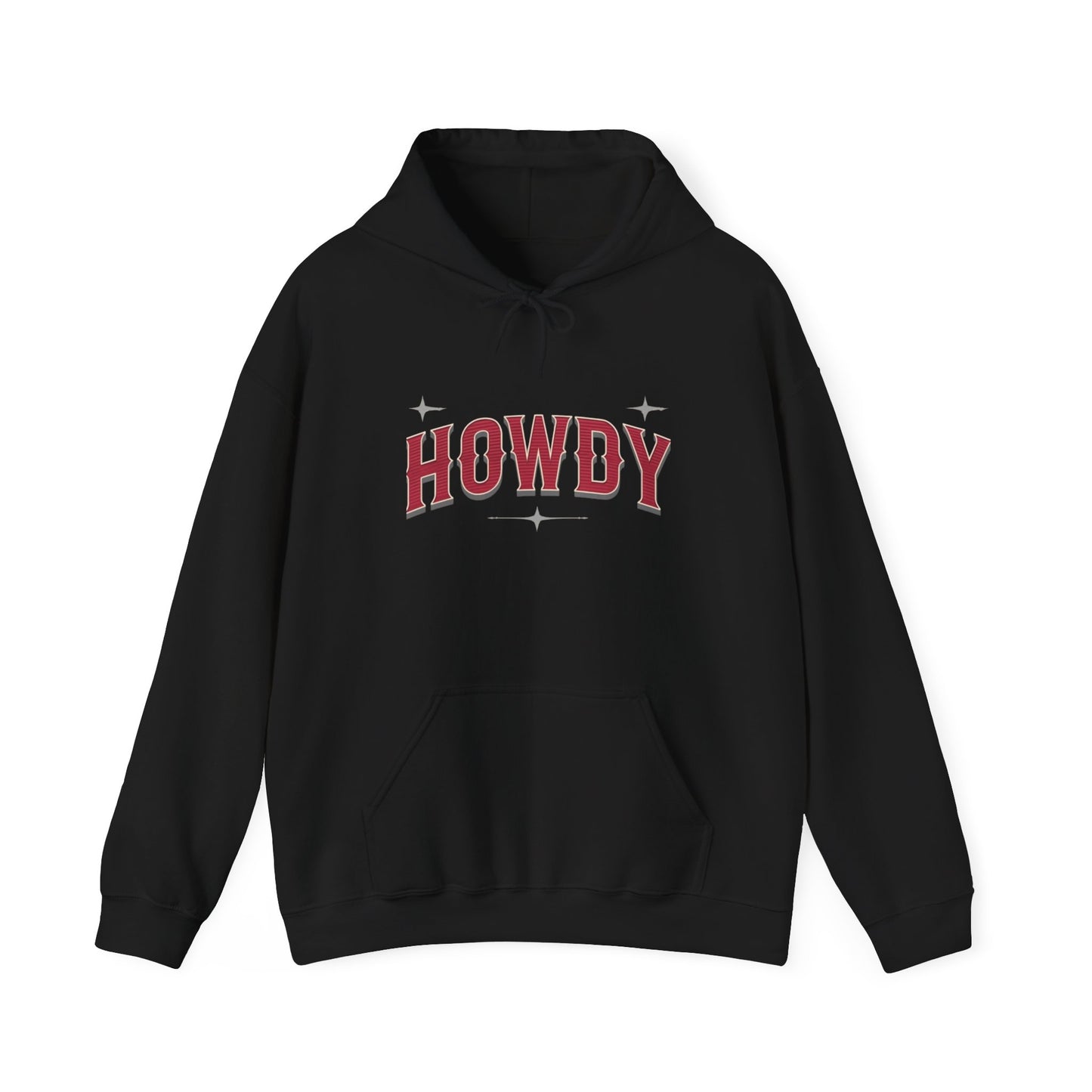 Sweat à capuche unisexe - Howdy Rouge