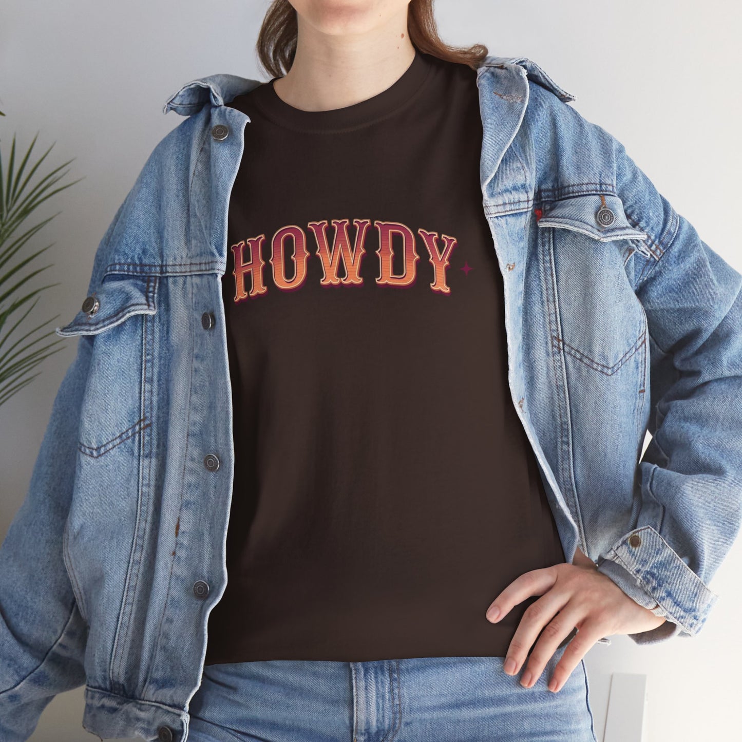 T-shirt unisexe en coton épais - Howdy