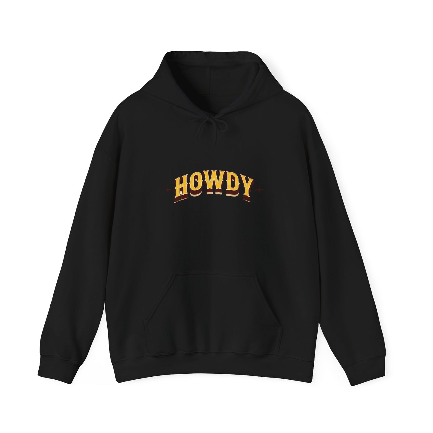 Sweat à capuche unisexe - Howdy Jaune