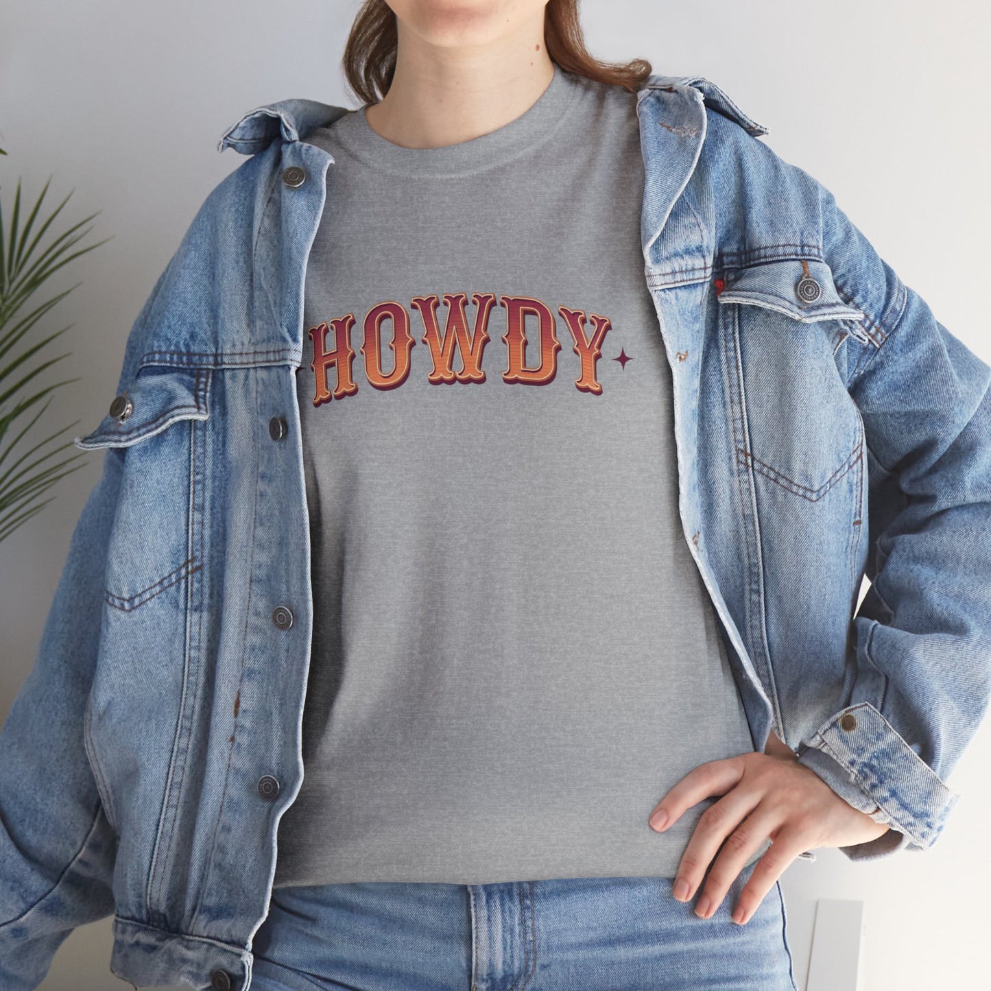 T-shirt unisexe en coton épais - Howdy