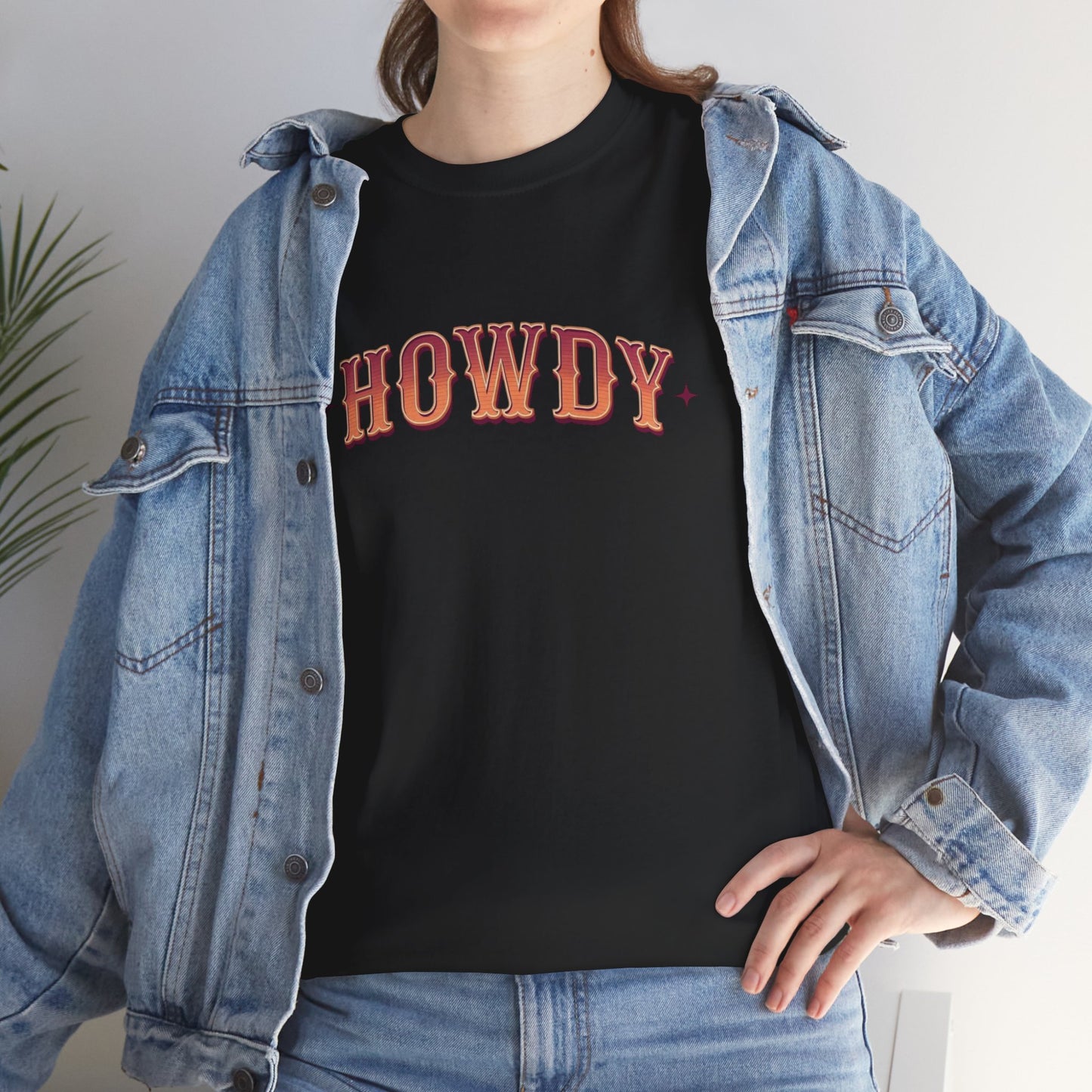 T-shirt unisexe en coton épais - Howdy