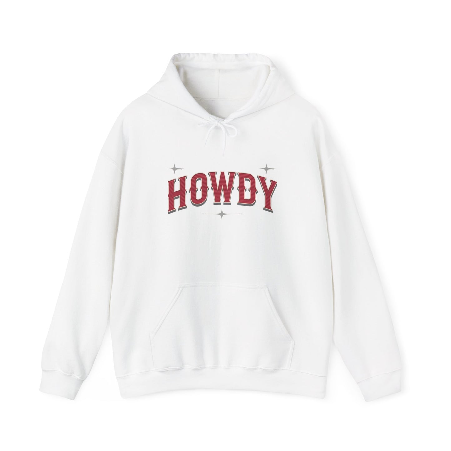 Sweat à capuche unisexe - Howdy Rouge