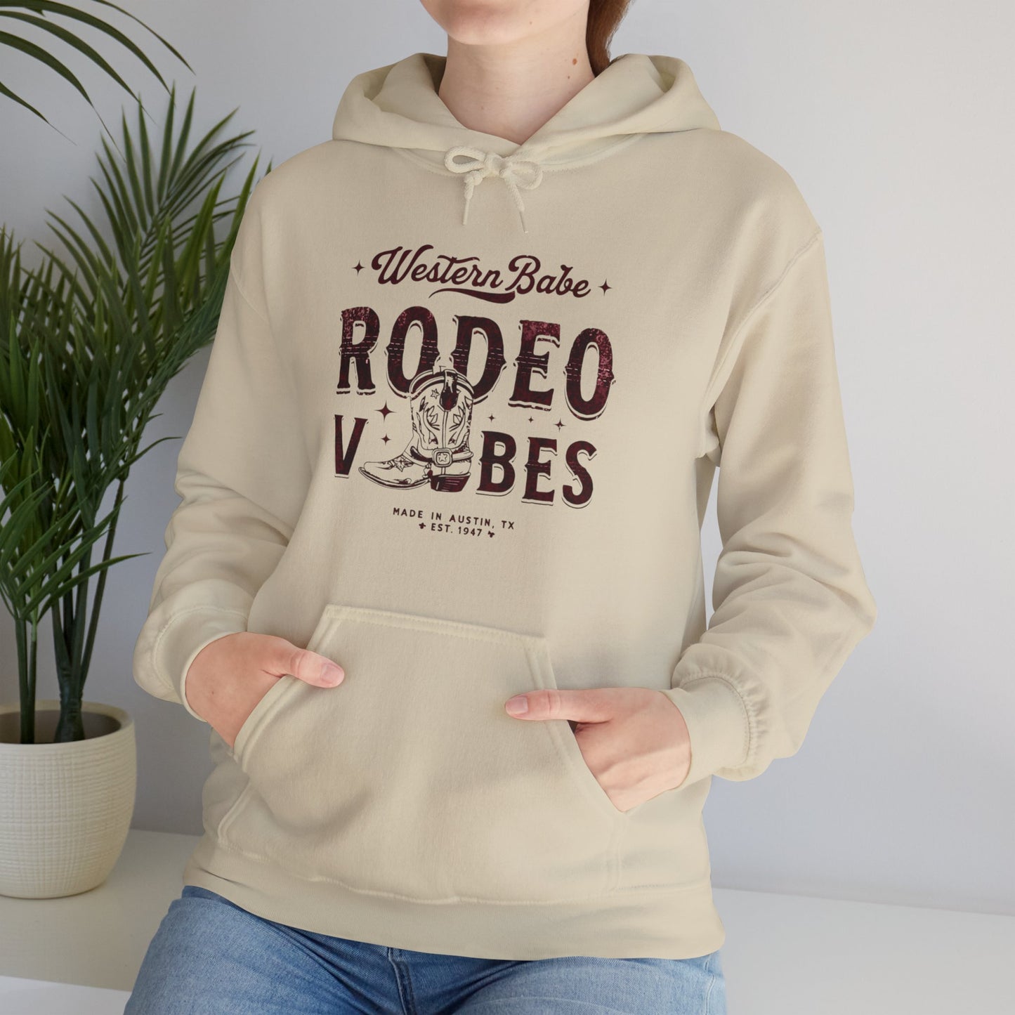 Sweat à capuche unisexe - Rodeo Vibes