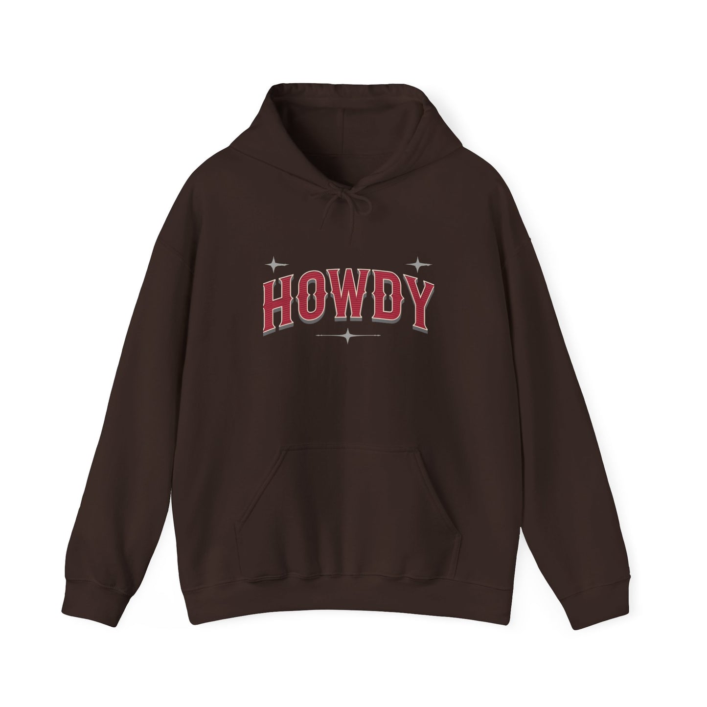 Sweat à capuche unisexe - Howdy Rouge