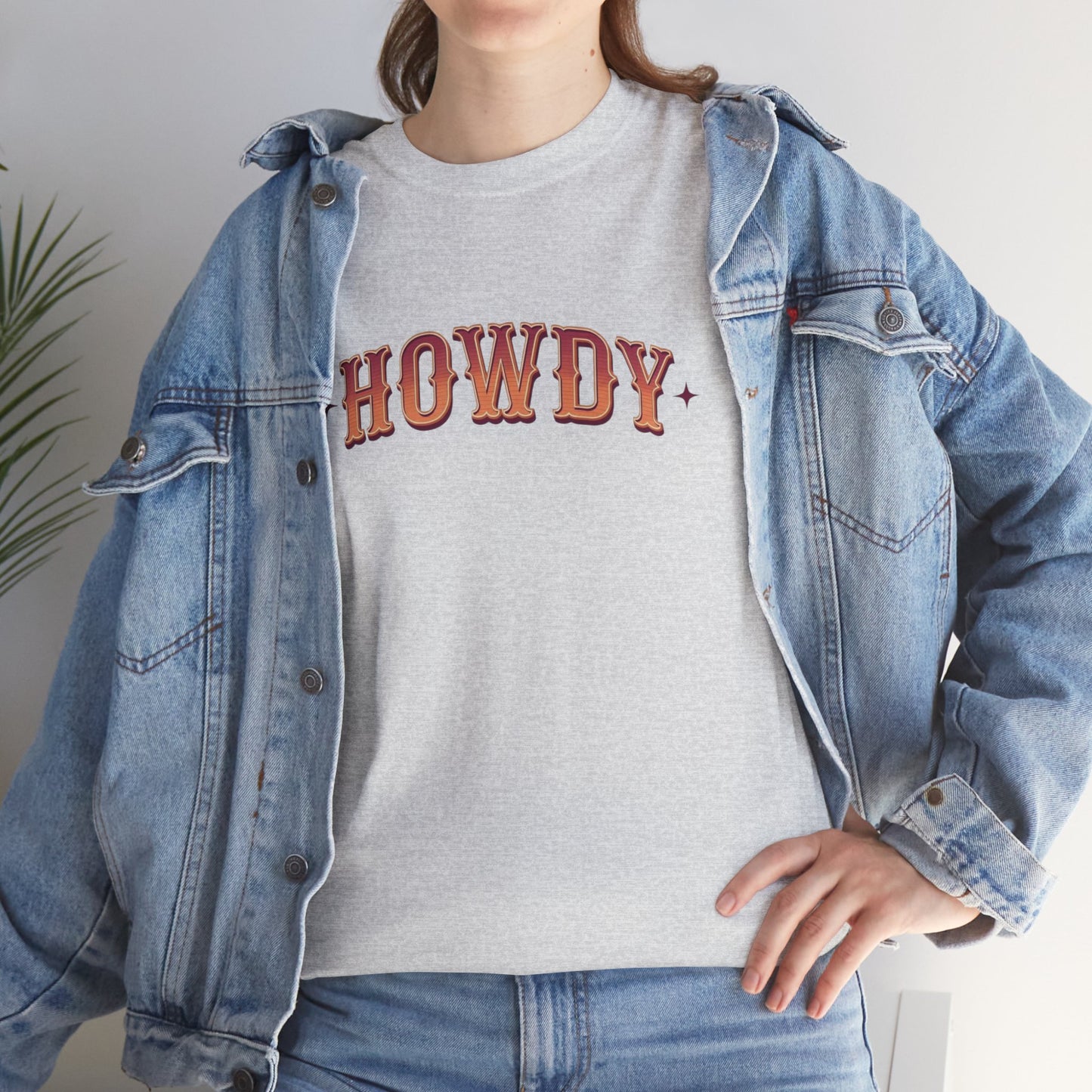 T-shirt unisexe en coton épais - Howdy