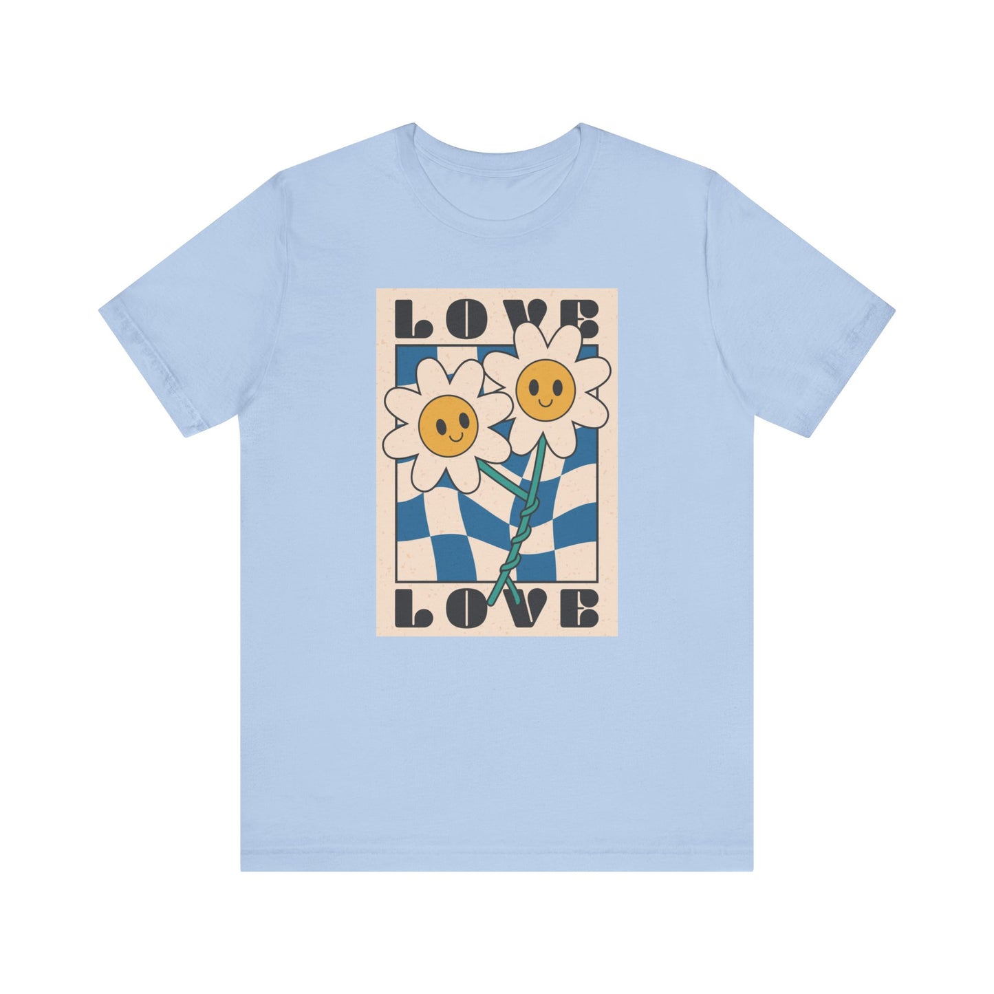 T-shirt unisexe en jersey à manches courtes - Love