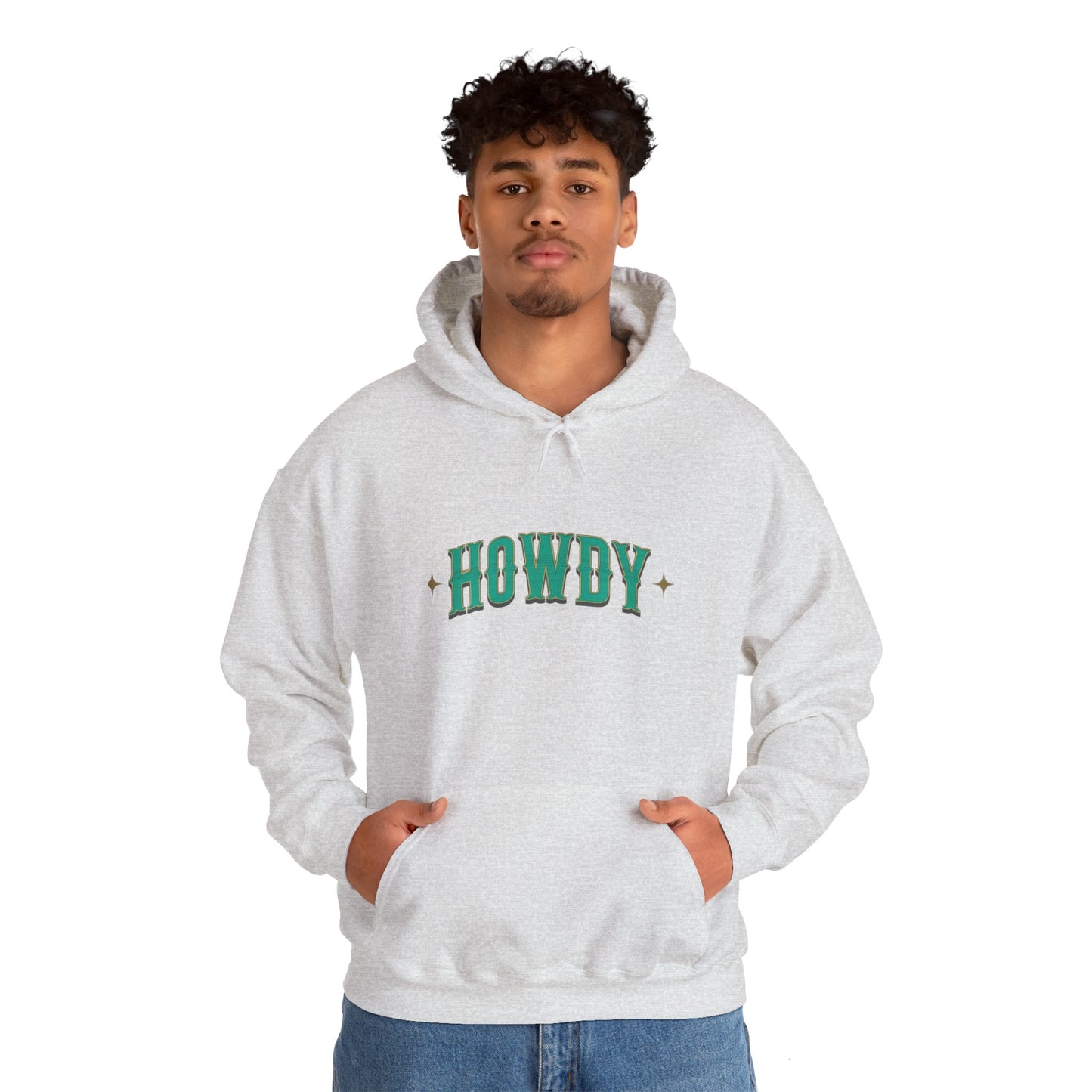 Sweat à capuche unisexe - Howdy Vert