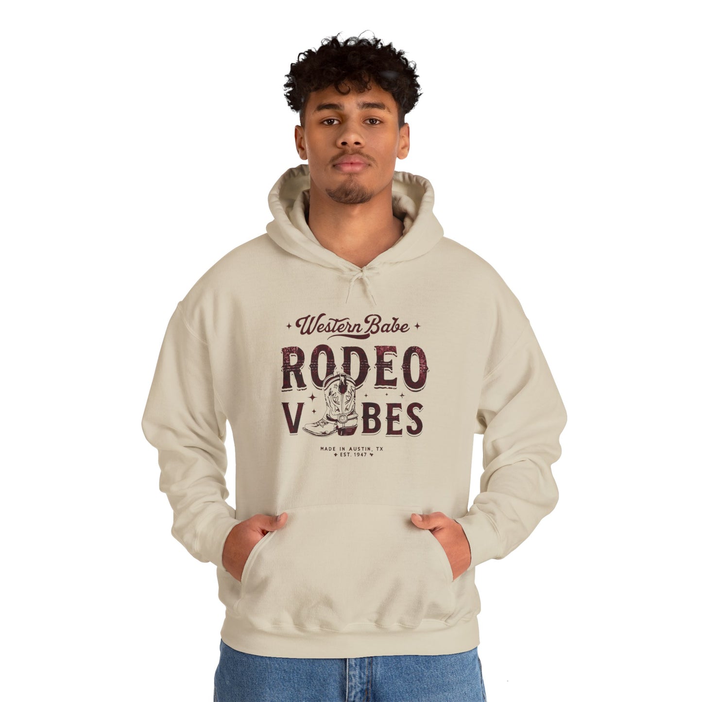 Sweat à capuche unisexe - Rodeo Vibes