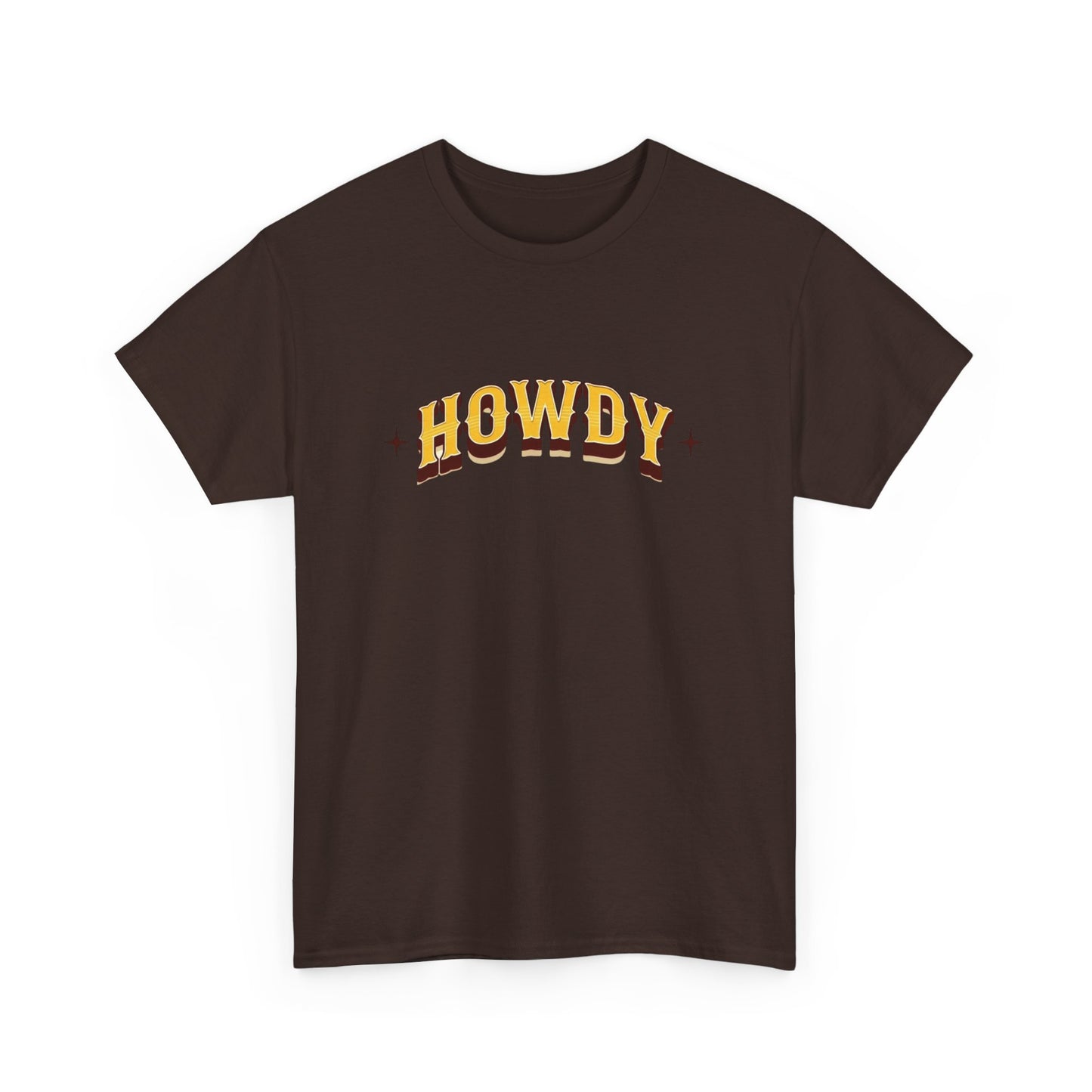 T-shirt unisexe en coton épais - Howdy Doré