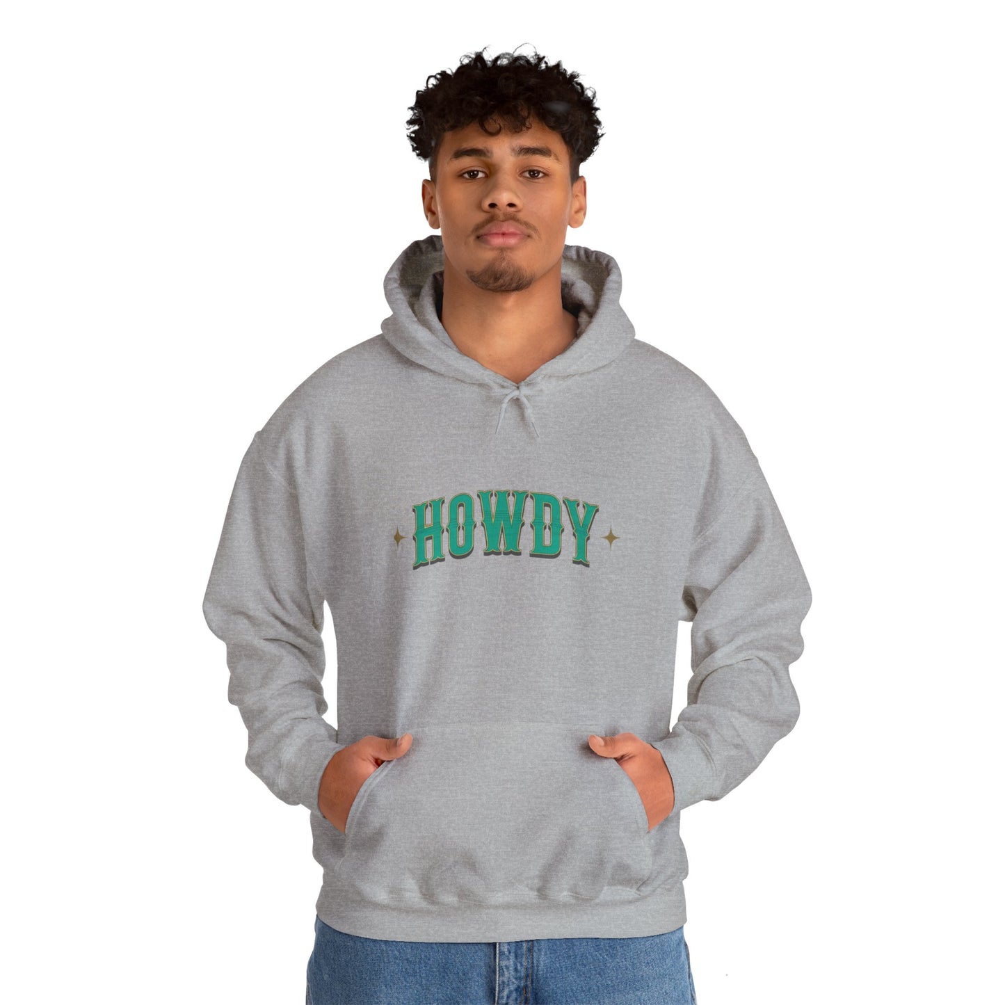 Sweat à capuche unisexe - Howdy Vert