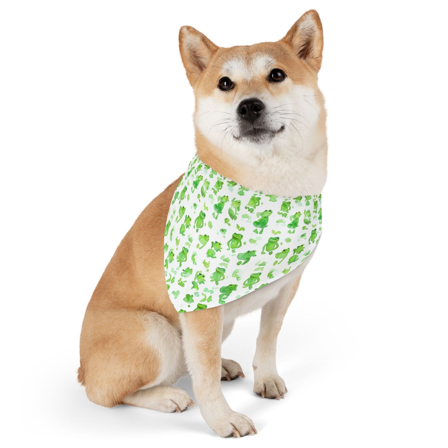 Collier bandana pour animaux - Grenouilles