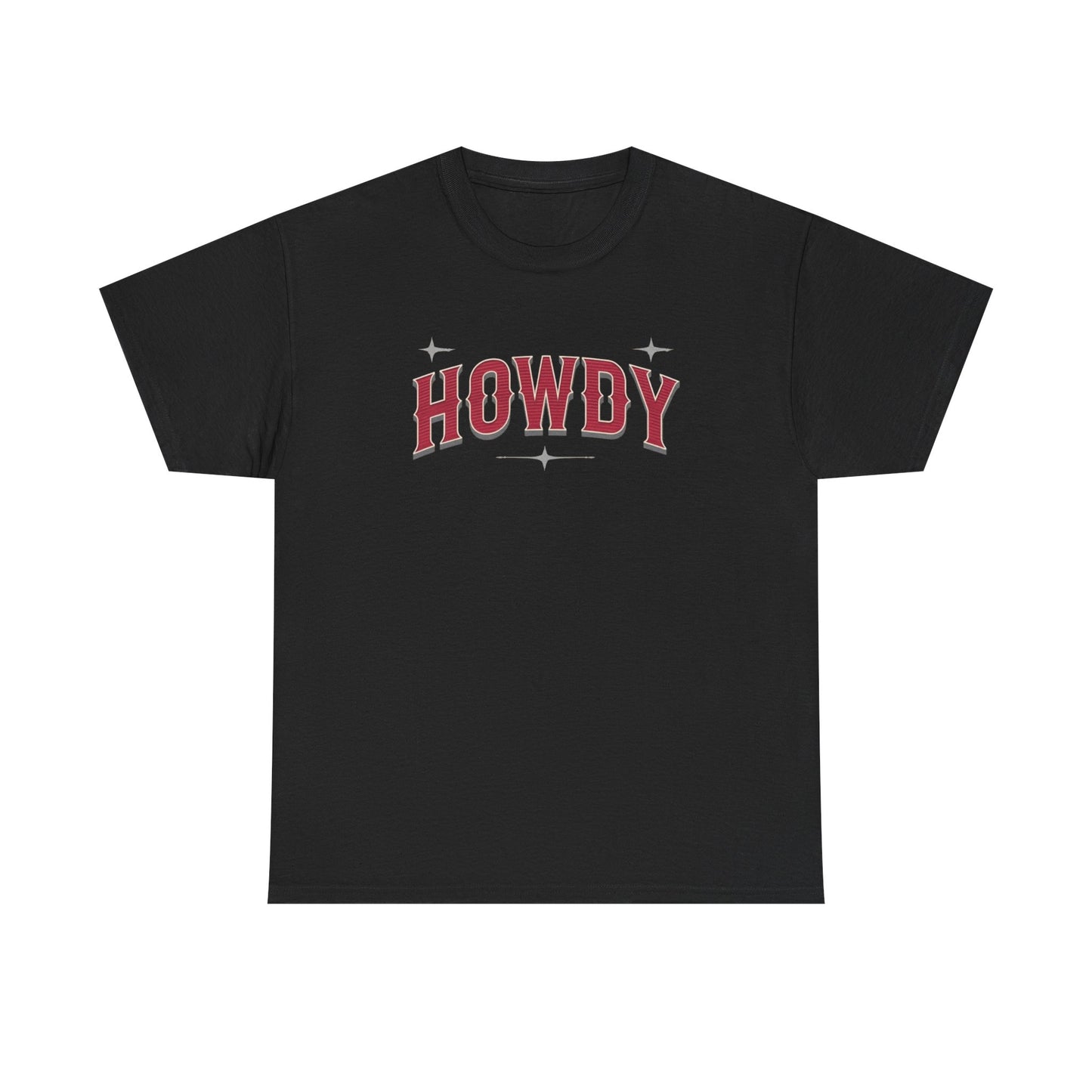 T-shirt unisexe en coton épais - Howdy Rouge