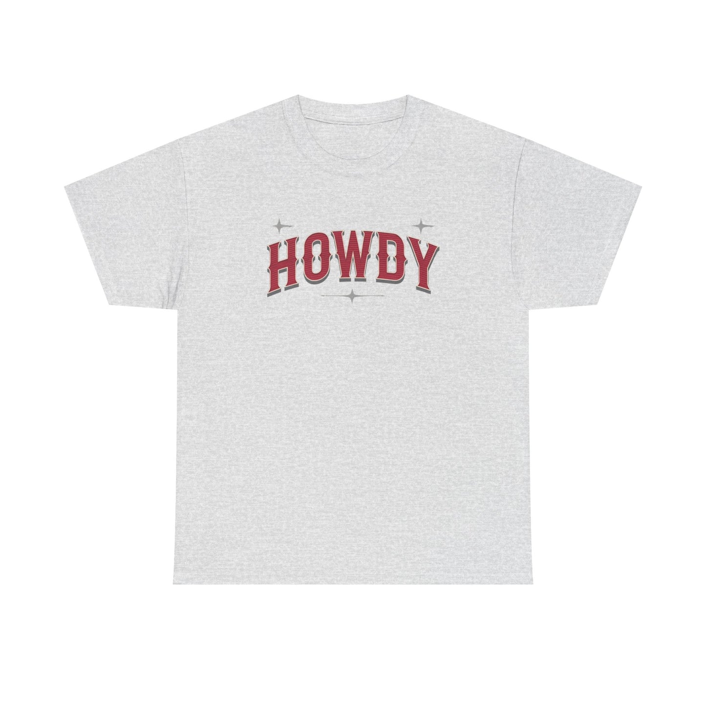 T-shirt unisexe en coton épais - Howdy Rouge