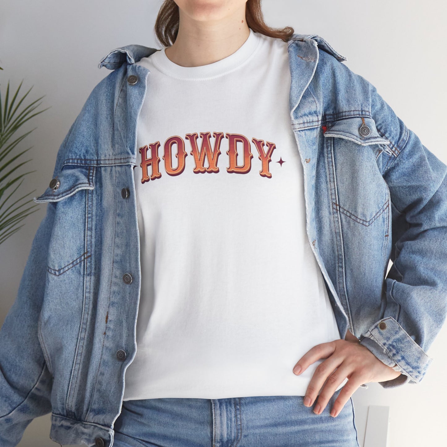 T-shirt unisexe en coton épais - Howdy