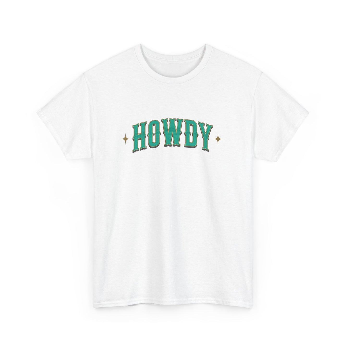 T-shirt unisexe en coton épais - Howdy Vert