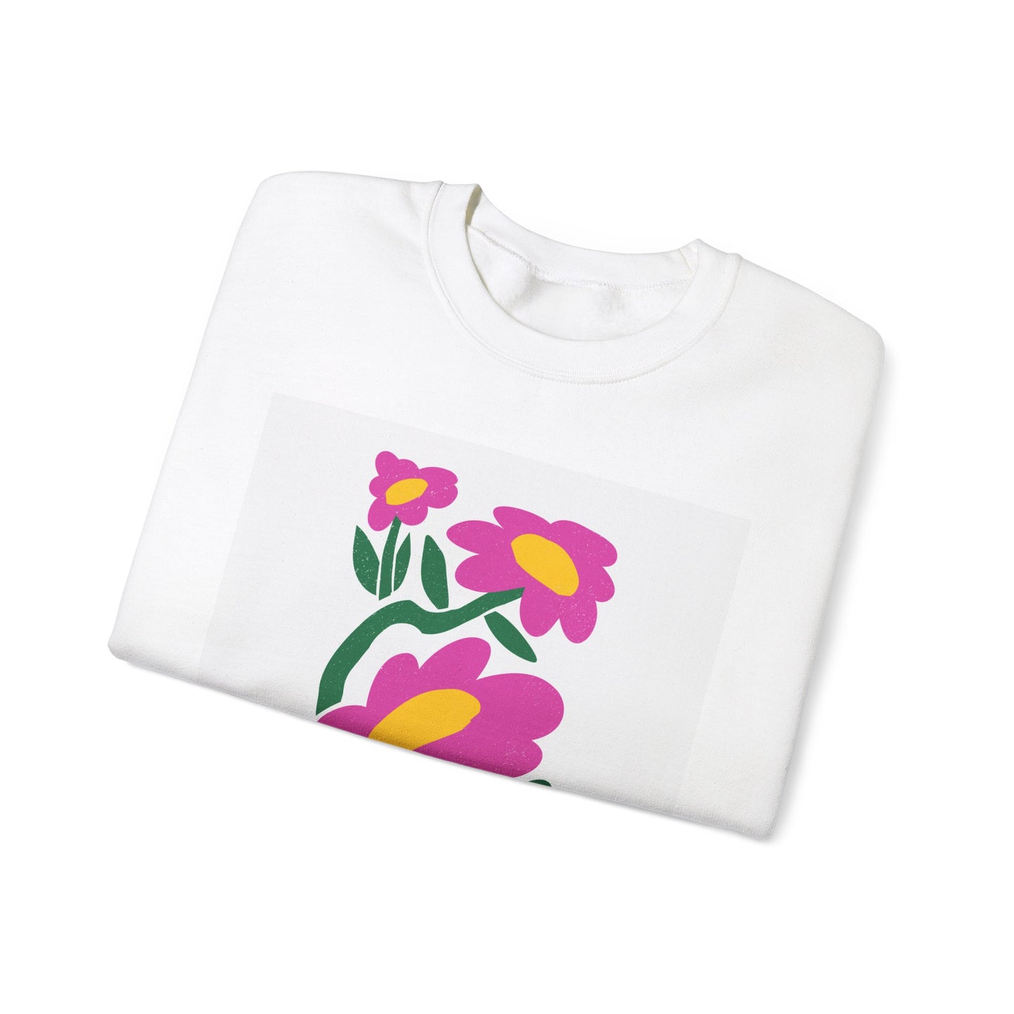 Unisexe Crewneck manches longues - Flower love