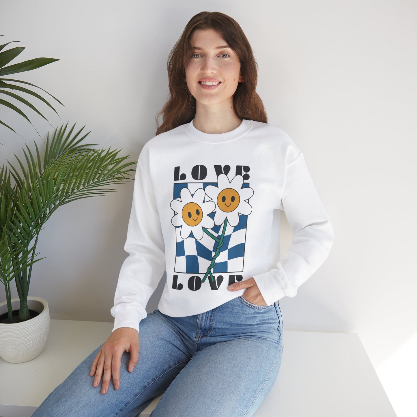 Unisexe Crewneck manches longues - Love