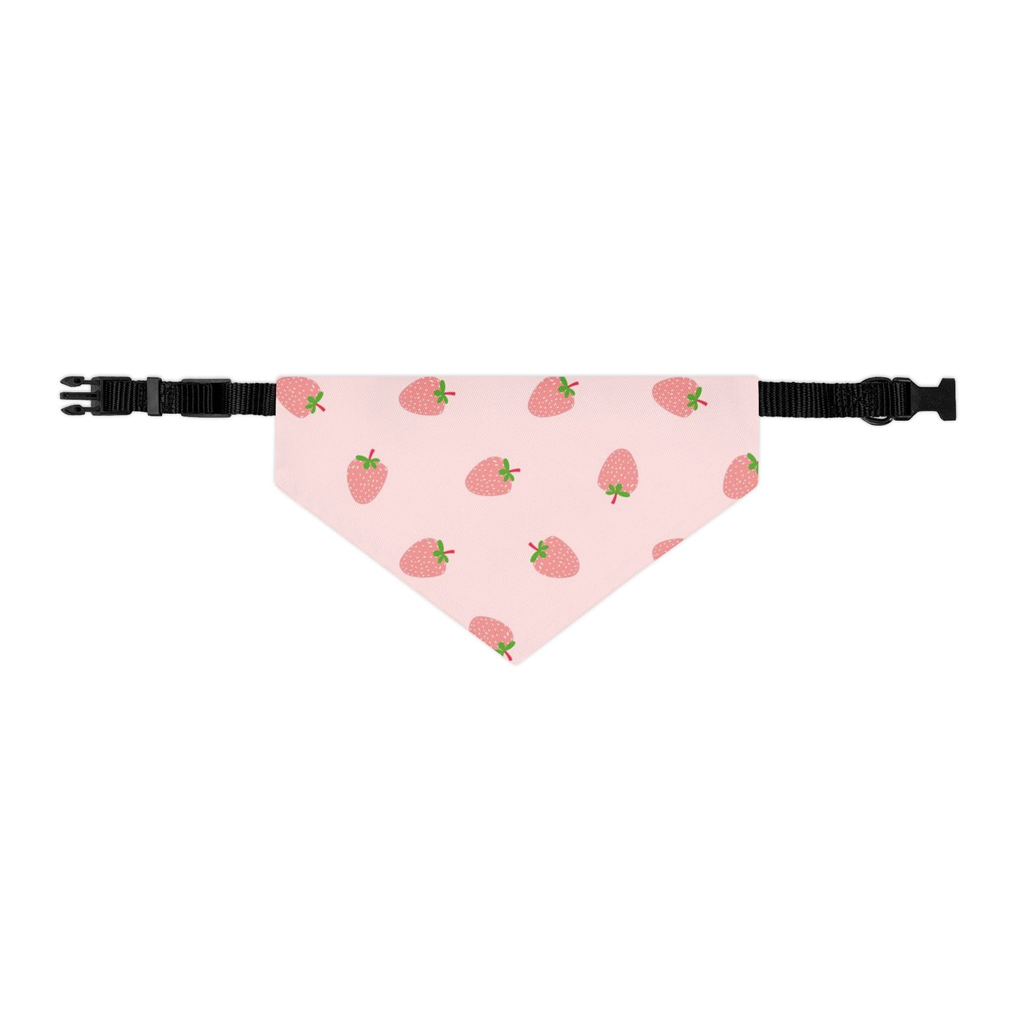 Collier bandana pour animaux - Fraises