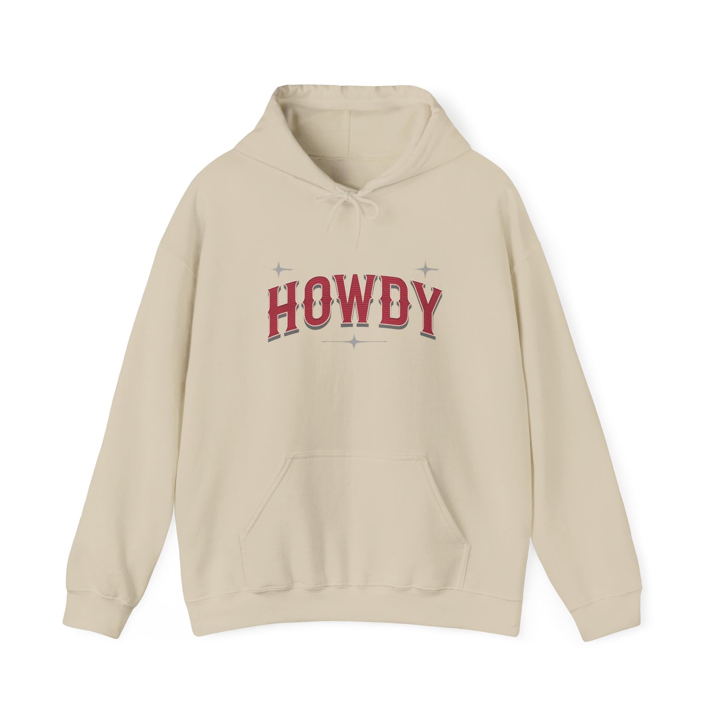 Sweat à capuche unisexe - Howdy Rouge