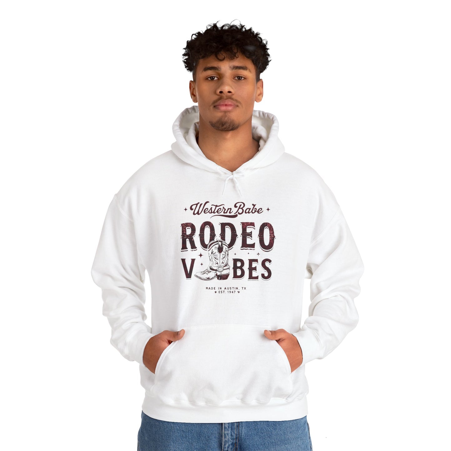 Sweat à capuche unisexe - Rodeo Vibes