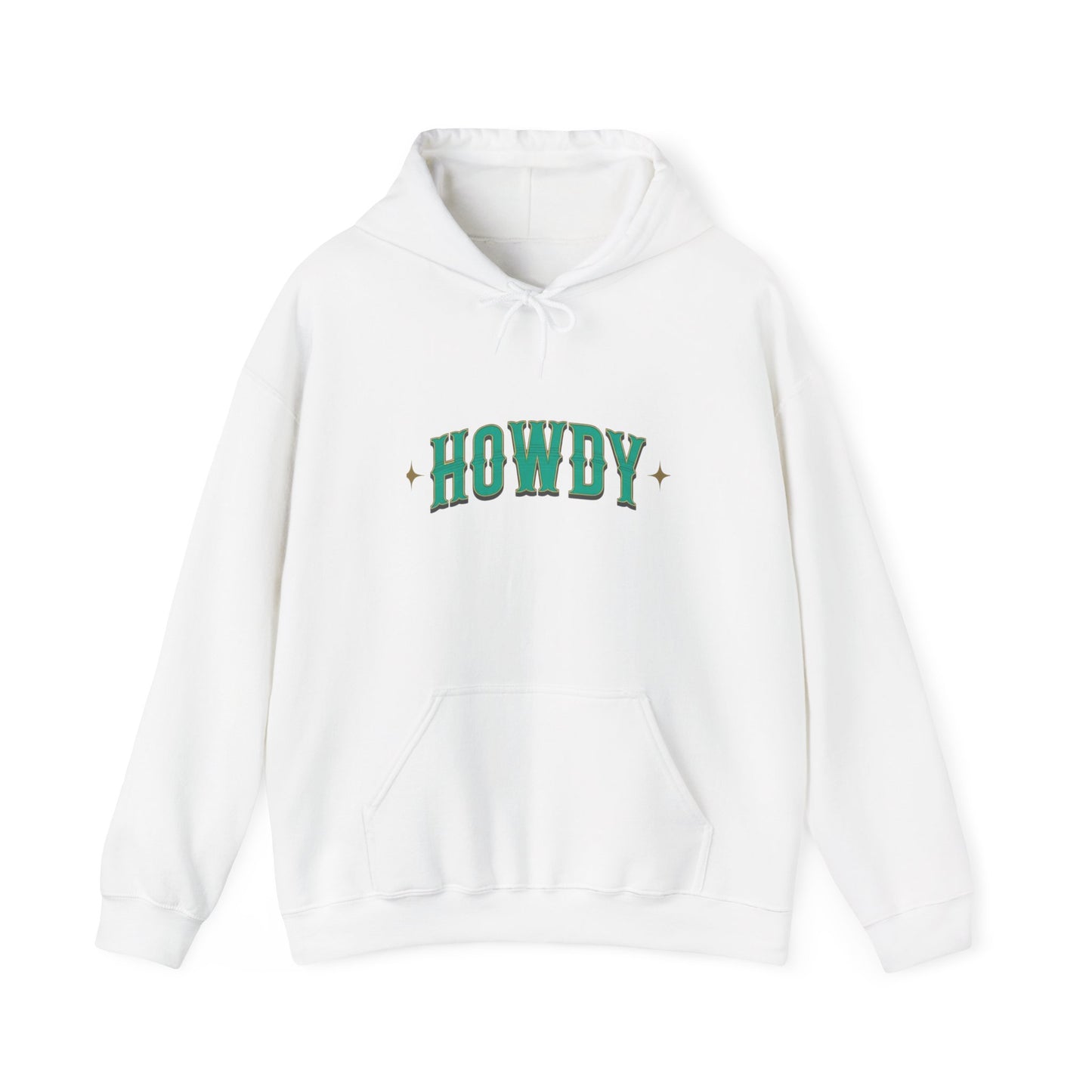 Sweat à capuche unisexe - Howdy Vert