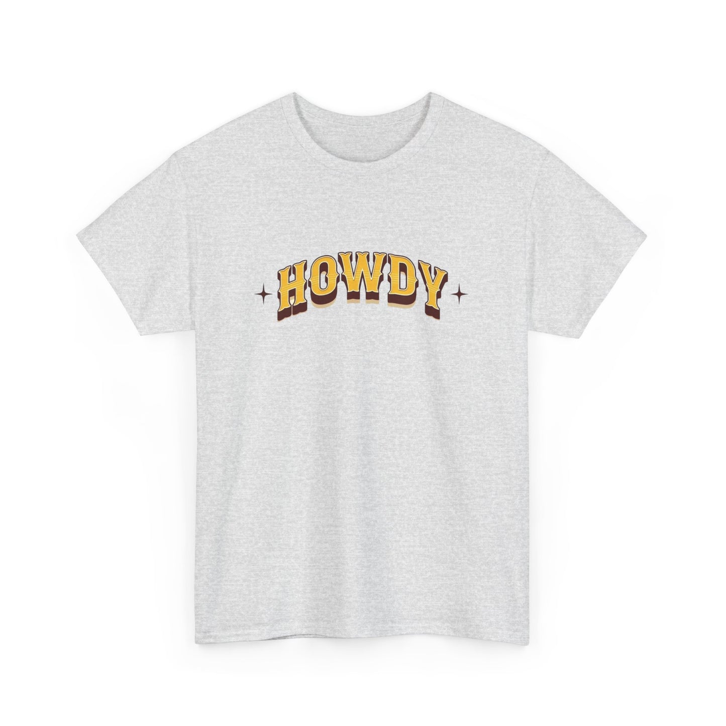 T-shirt unisexe en coton épais - Howdy Doré