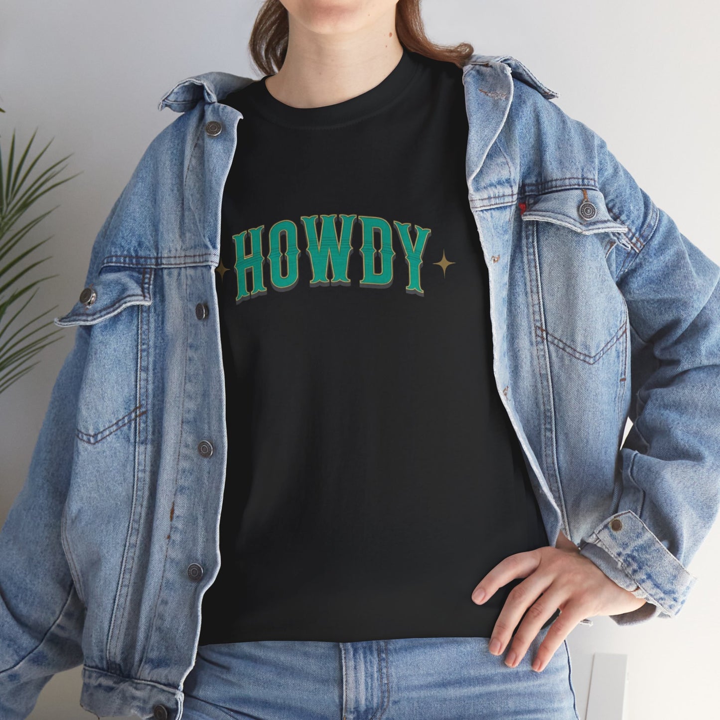 T-shirt unisexe en coton épais - Howdy Vert