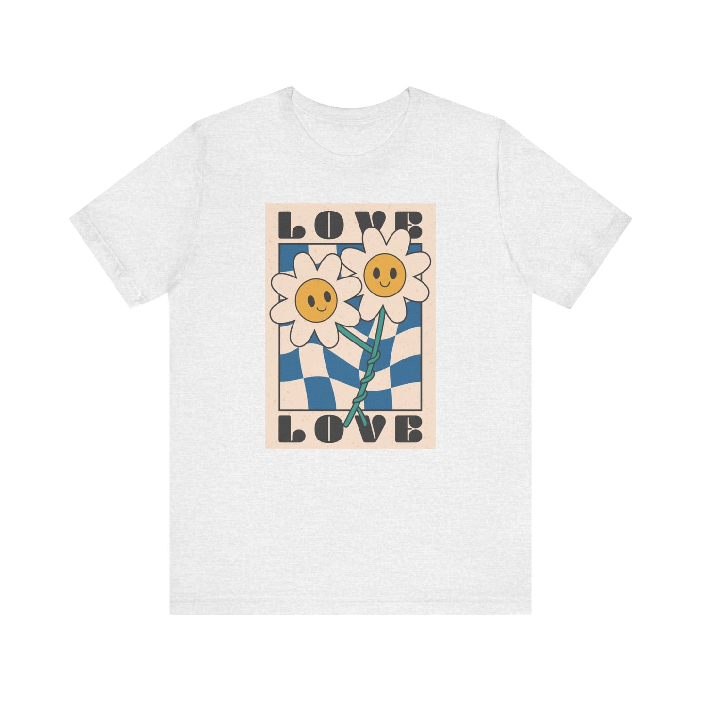 T-shirt unisexe en jersey à manches courtes - Love